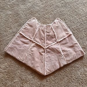 Wilsons Maxima - Size S/M Pink Suede Leather Poncho Cape Coat